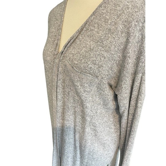 Hem & Thread Gray Open Front Cardigan Womens Size Large - Picture 4 of 15